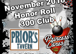 November Honor Roll at Princess Lanes