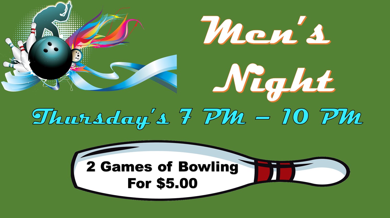 Men's Night Summer Bowling Special