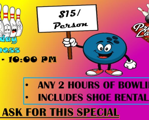 Monday Madness at Princess Lanes