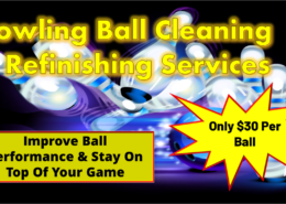 Bowling Ball Cleaning and Refinishing Services