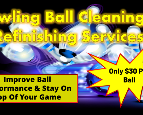Bowling Ball Cleaning and Refinishing Services