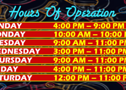 Fall Hours of Operation 2